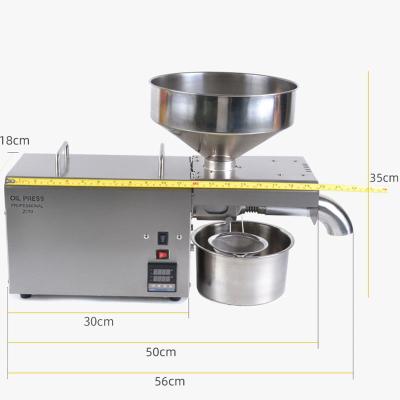 China Hotels 6-10kg/h Mini Cold Press Screw Oil Press / Avocado Oil Press Machine for sale