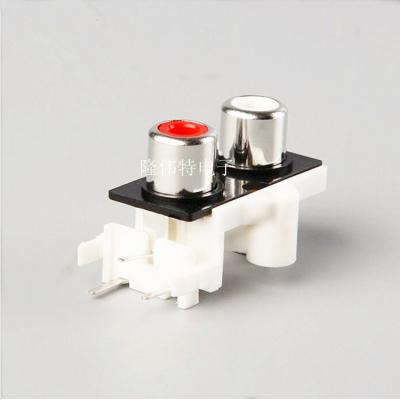 China Lotus Female RCA-209 3 Pin Connector rca-209 3 Pin Jack AV Wnre Audio And Video Base RCA-209 for sale