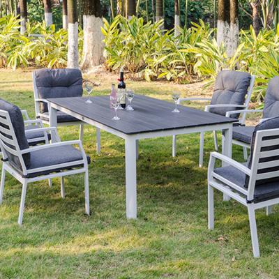 China Modern Outdoor Garden Comfortable Sitting Aluminum Legs Lounge Dining Hotel Club Chair for sale