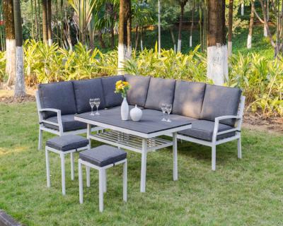 China Modern Aluminum IVY Outside Garden Mini Sofa Set With Waterproof Cushion Hot Sales Furniture Enjoy Family Day Furniture for sale