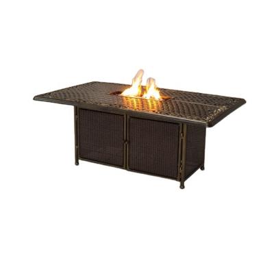 China Factory Stocked Sale Outdoor Aluminum Propane Firepit Patio Heaters With 50000BTU for sale