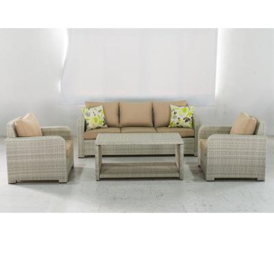 China Factory direct sale contemporary American classic design hot sales aluminum rattan furniture set for outdoor leisure for sale