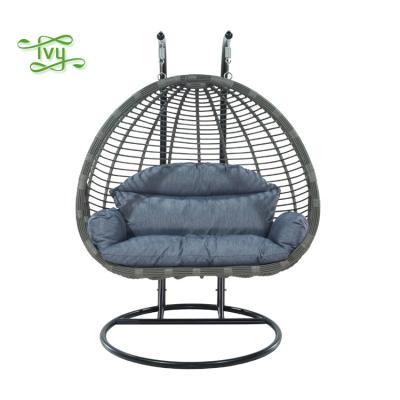 China 2019 high quality wicker porcelain outdoor luxury patio swing\garden\patio loveseat chairs made for outdoor leisure for sale