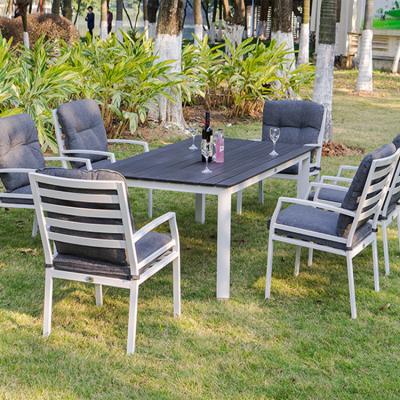 China Contemporary Comfortable Sitting Aluminum Legs Lounge Dining Hotel Club Chair For Outdoor Furniture Barbecue for sale