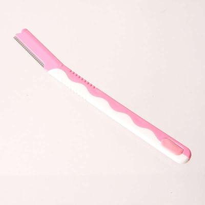 China Best Sharp Shaving Eyebrow ABS Plastic Handle, Stainless Steel Blades Eyebrow Razor For Asia Markets for sale