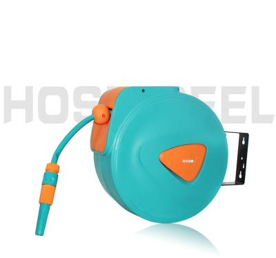 China 2018 Sales 15m Adjustable Hot Flat Garden Water Retractable Portable Hose Reel for sale