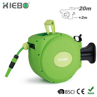 China High Quality 20m XBW-D03 Wall Mounted Flexible Garden Water Hose Reel 180 Degree for sale