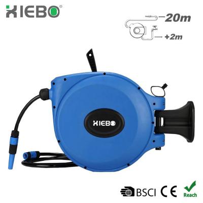 China Wall Mounted Automatic Reel Water Garden Rewind Irrigation Hose 20m High Quality Flexible Hose XBW-D03 for sale