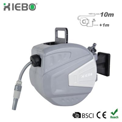 China Automatic Retractable Water Hose Reel Wall Mounted Car Wash 20m Anti-UV for sale