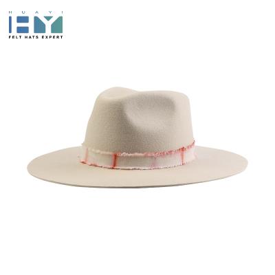 China Wholesale 2021 New Designer Picture Fadora Hat Women's Wide Brim Wool Felt Hat for sale