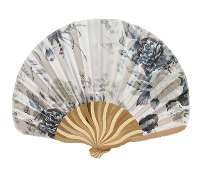 China LOW MOQ China Chinese Style Wooden Hand Folding Fan China Custom Logo for sale