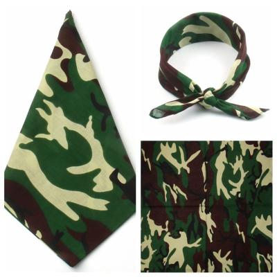 China Skin friendly new type hot sale cotton camouflage trend skin friendly outdoor breathable wholesale good turban for sale