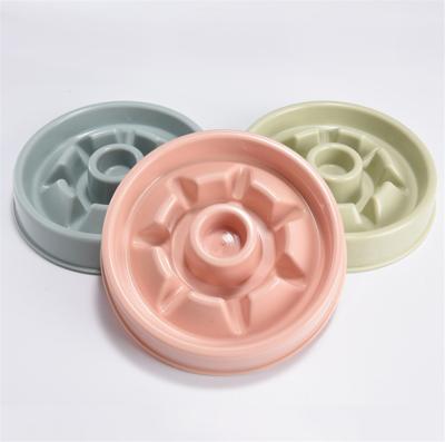 China Hot Sale Dog Cat Easy Clean PP Anti-Clog Anti-Clog Sustainable Slow Slow Pet Rolls Feeder Bowl Fun Feeder for sale