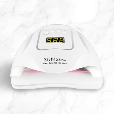China High quality 150W powerful multifunctional professional gel dryer nail lamp sun uv led nail lamp for manicure SUN X5 for sale