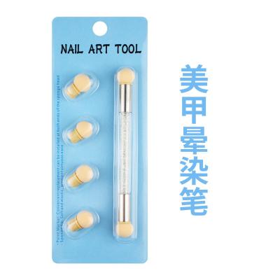 China Nail Art Pen Two Sponge Tips Dotting Gradient / Mini Soft Pen Nail Art Tool for sale