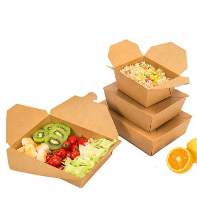 China Disposable Rice Box Take Out Box Customized Food Paper Box Factory for sale