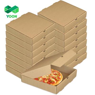 China Recyclable Paper Pizza Box Food To Go Box Brand Food Folded Boxed for sale