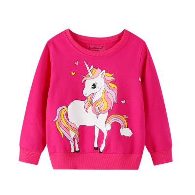 China ENGLAND STYLE 2021 the latest design of new boutique organic girl pink cartoon long sleeve hoodie sales in Europe and unite for sale