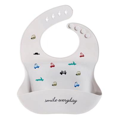 China 2021 Eco-Friendly Products Katong Silicone Bib Adjustable Waterproof BPA Free Baby Head With Baby Bib Silicone for sale