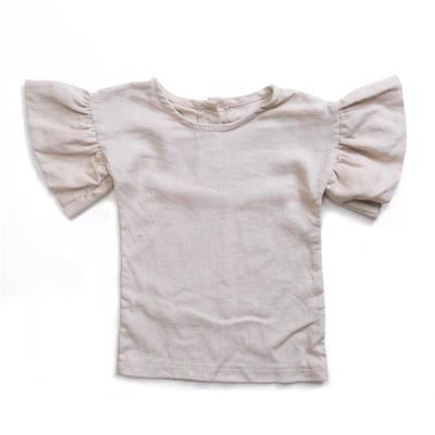 China 2021 Eco - Friendly Kids Apparel Floating Babies T Shirts With Knitted for sale