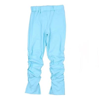 China Other 2022 New Products 100% New Products 100% Organic Pure Pure Cotton Color Organic Light Blue Cotton Pleated Pleated Pants Factory Wholesale for sale