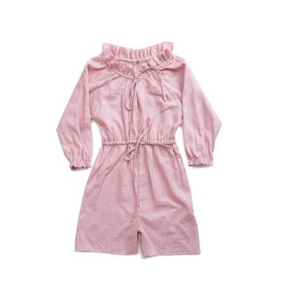 China 2022 Newly Designed Eco-Friendly Long Sleeve Boutique Organic Baby Girl's One-Piece Clothes Shorts Children's Wear Suit for sale