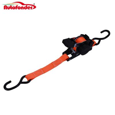 China PE / PP 680daN Automatic Ratchet Tie Down Retractable Tie Down Straps for sale