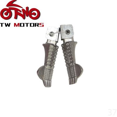 China High Quality Aluminum Alloy Iron Fist Pedal Motorcycle Footpeg Foot Pegs For Universal Motorbike Dirt Bike Pitbike Pedal for sale