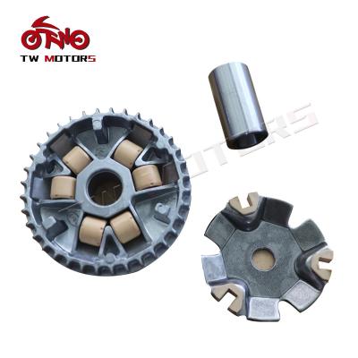 China Motorcycle Aluminum Front Drive Clutch Variator Set Motorcycle Drive Clutch Variator Pulley Roller Assembly Wh100 GCC Set for sale