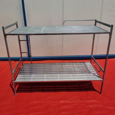 China modern foldable steel bunk bed for container house à venda