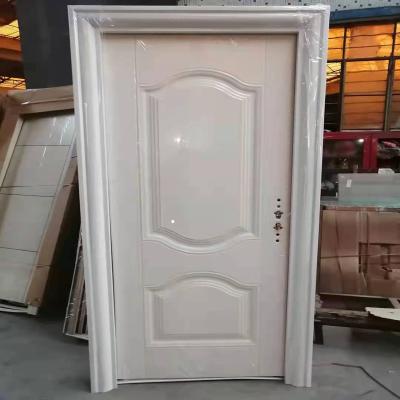 China Exterior Single Open Panel Modern Entry Door Steel Metal For Container House Prefab House. zu verkaufen