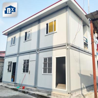 China Steel Frame Modern Low Cost 20ft Container House 3 Bedroom Modular Sandwich Panel Container For Offices for sale