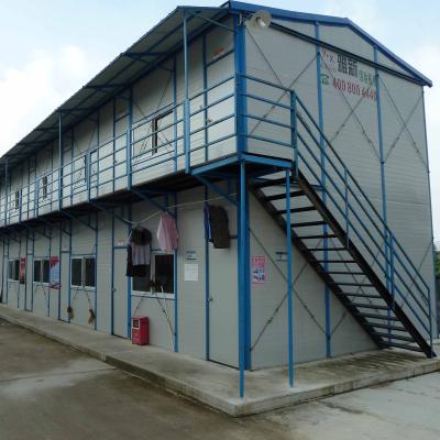 China 2 Storey Industrial Prefab House K Type Prefab Houses For Building Site As Temporary Dormitory for sale