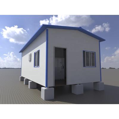 China Industrial Tiny Prefab House Prefab Building With Concrete Cement Chassis Self Design zu verkaufen