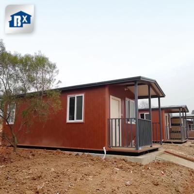 China Prefab Steel House Low Cost Workshop Wooden House Villa Prefab Home Modular Prefab House 2 Bedrooms zu verkaufen