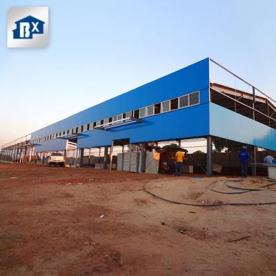 China Steel Workshop Barns Steel Structure Construction Prefab Steel Shed Self Storage Steel Building à venda