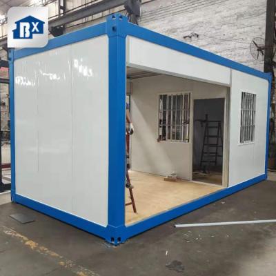 China 20ft modern custom sandwich panel prefab container house for 3 bedroom modular kiosk container house houses homes à venda