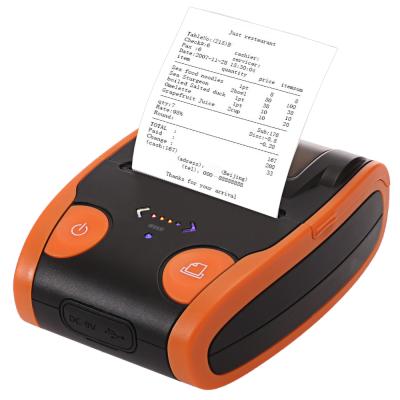 China Super Smart Portable Mini Printing 58mm BT Messenger Package Label Mobile Handheld Printer With Waist Carry Bag for sale