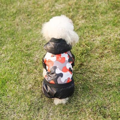 China New Fashion Dog Clothes Winter Fashion Quadruped Dog Pet Clothes With Cotton Padded Down Jacket for sale