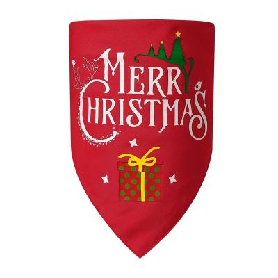 China Fashion Outstanding Quality Christmas Style Pampers Bandana With Customized Prints for sale