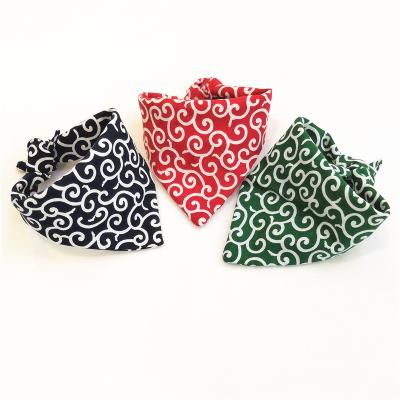 China Fashion Quality Outstanding Dog Cat Japanese Style Pets Bandana With Customized Prints for sale