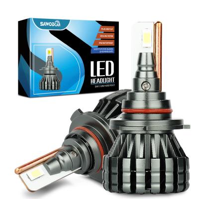 China SAWODCAR Led 9006 Auto Headlight NG Bulb 9006 V30 12V 70w 6000K 14500LM CSP Chip Universal Motorcycle LED Accessories for sale