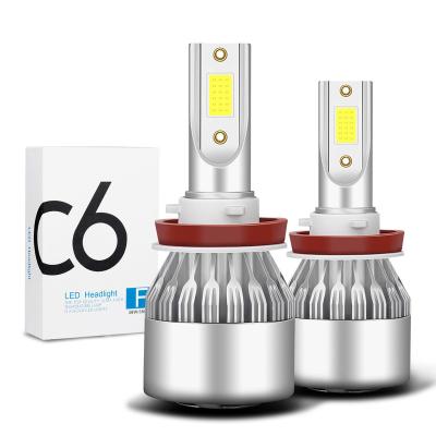 China Hot Selling C6 Led Headlight 12V White Waterproof 36W High Low Beam 9004 9007 H4 H13 H16 5202 Bulb For Car LED X5(E53) for sale