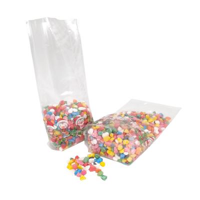 China High Transparent Food Grade Disposable Clear Plastic Popcorn Tote Bags for sale