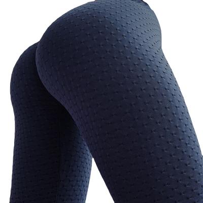 China New Fashion Solid Color Mesh High Waisted Seamless Yoga Pants Breathable Exercise Fitness Long Pants for sale