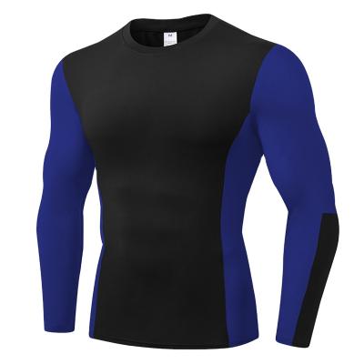 China New Custom Long Sleeve Gym Tight Fit Tank Mens Breathable Sport Sports Breathable Tops for sale