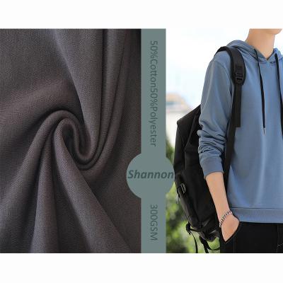 China Breathable And Comfortable French Terry Of Breathable High Quality CVC Knitted Hoodie Fabric for sale