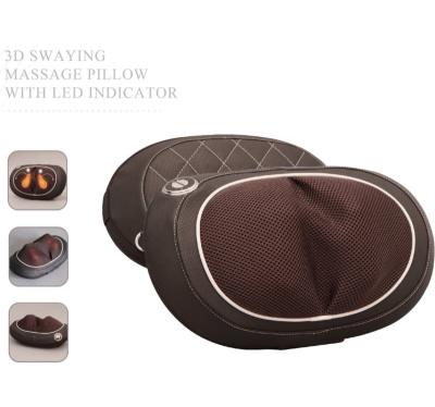 China 3D Massage Heads New Arrival Latest Design 2000 mAh Battery Rechargeable 3D Massage Heads Massage Pillows for sale