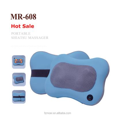 China MR-608 Portable Rolling Pillow Kneading Heating Massager for sale