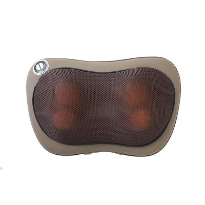 China Newest Design LED Button Neck Shoulder Waist Buttocks Back Button Buttocks Rechargeable Massage Pillow for sale